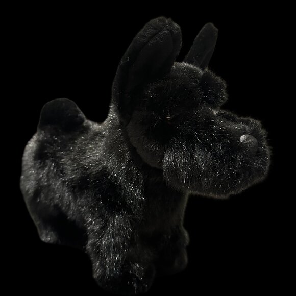 Douglas Plush Black Scottish Terrier, Black Scottie Dog Plush - Picture 10 of 10